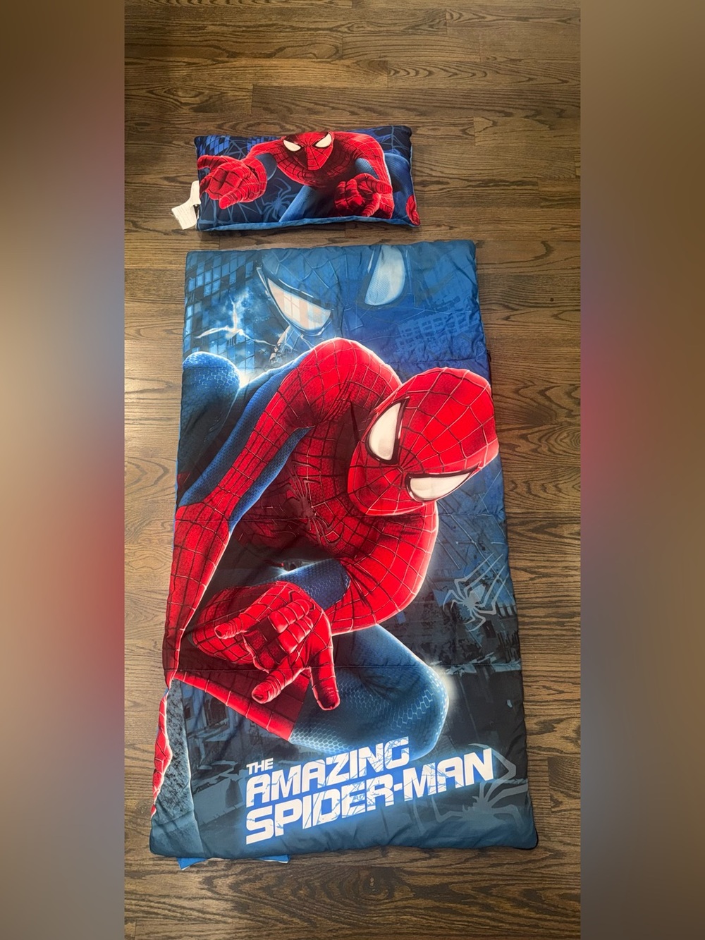 Spider-Man sleeping bag
